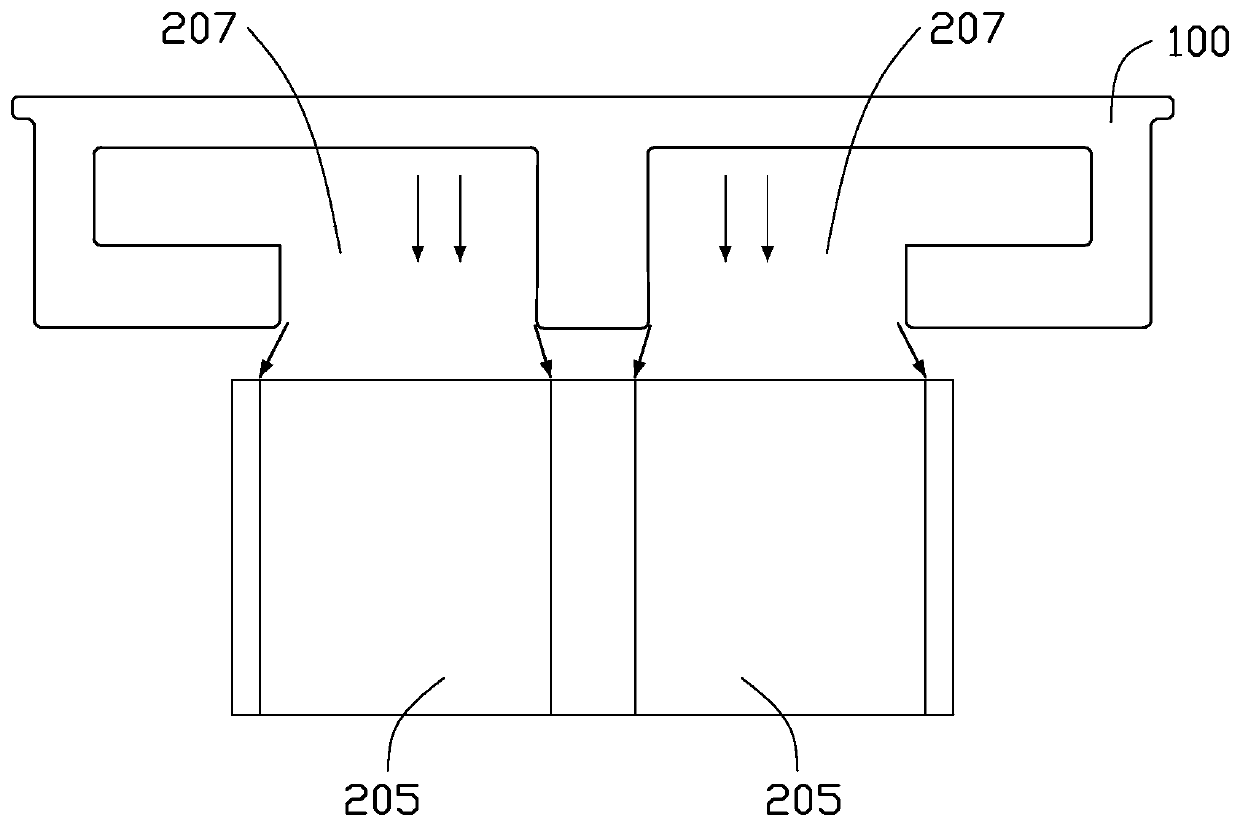 Coating gasket, coating machine and pole piece coating process