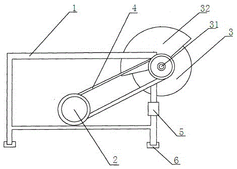 Casting polishing device capable of preventing vibration and noises