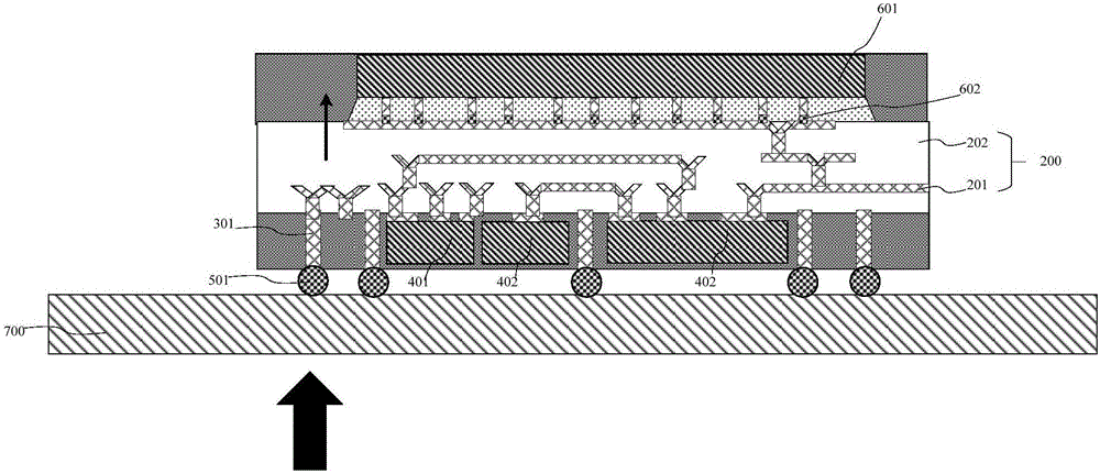 Packager piece of integrated power supply system and package method