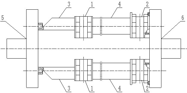 Machining method of wing-shaped missile shaft high-precision part