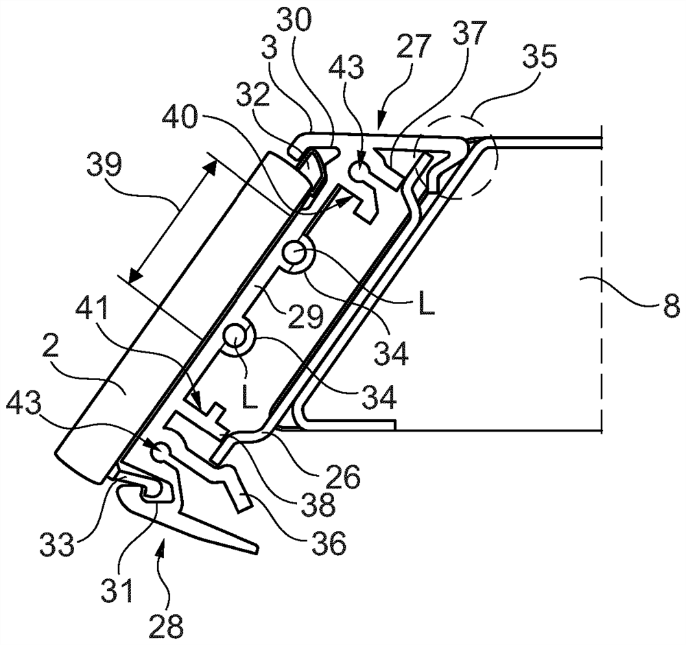 Electronic shelf label system with energy supply for consumers operating shelf labels for long period of time