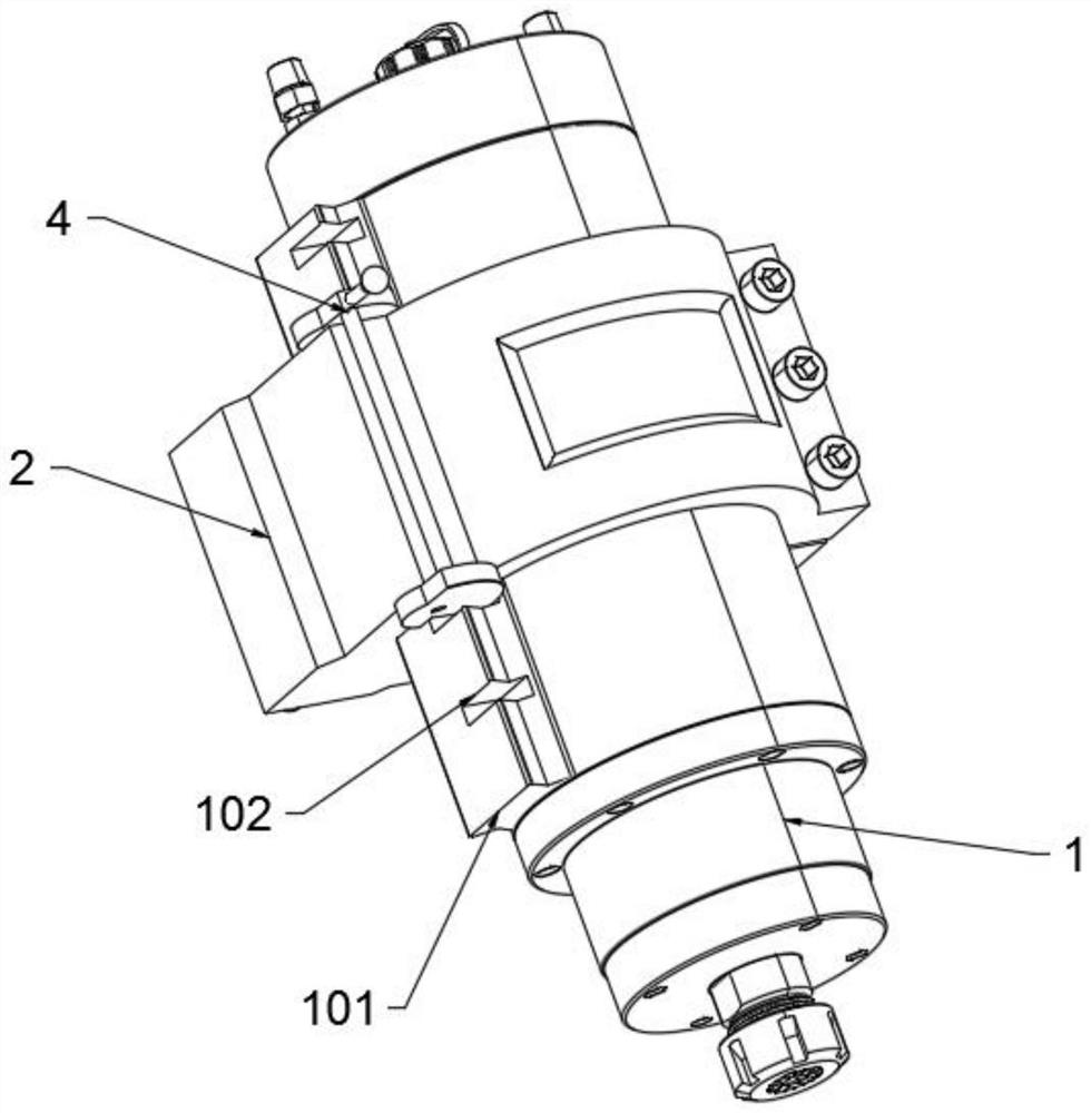 Angle milling head of numerical control machine tool