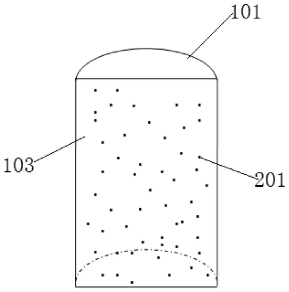 Rock core for acidification, rock core combination and preparation method