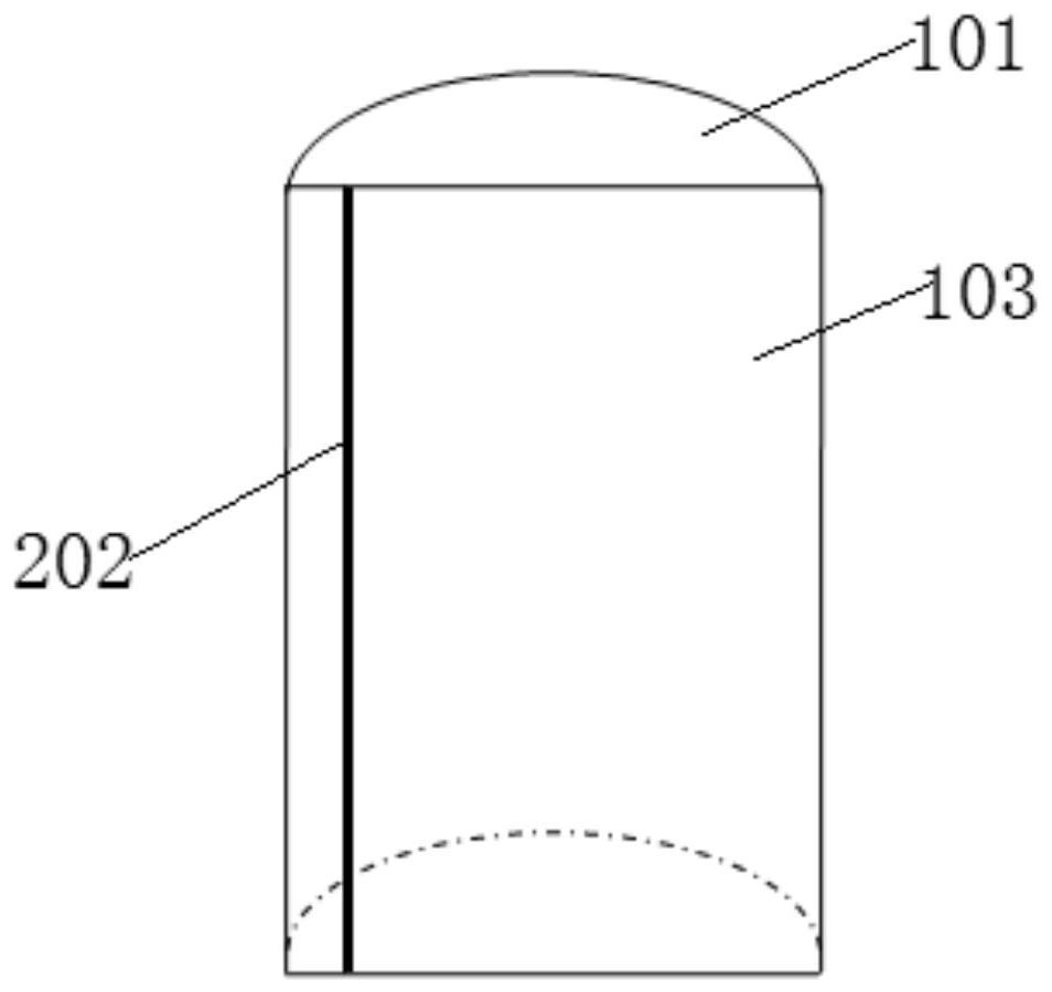 Rock core for acidification, rock core combination and preparation method