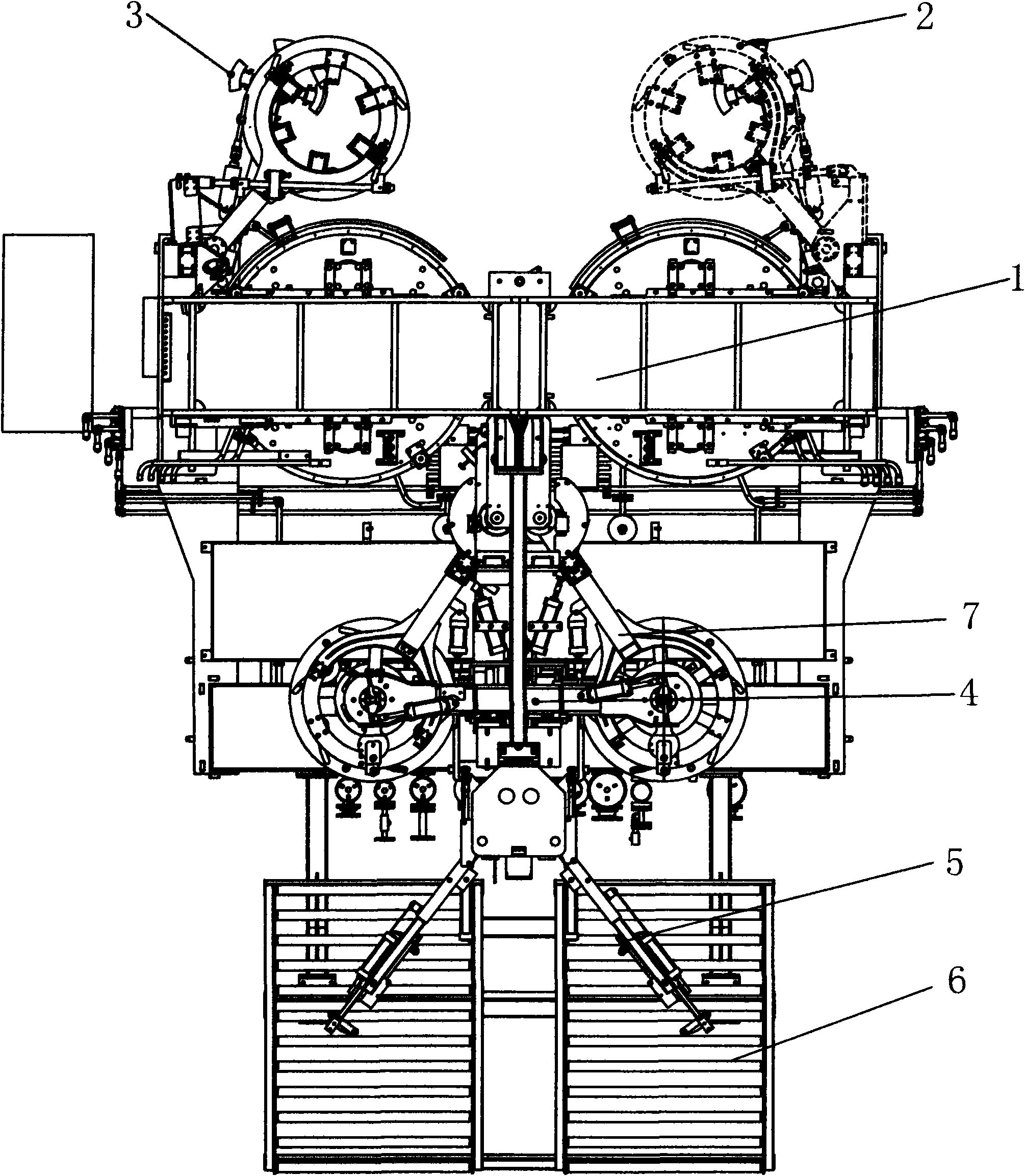 High-performance radial tire intelligent vulcanizing machine