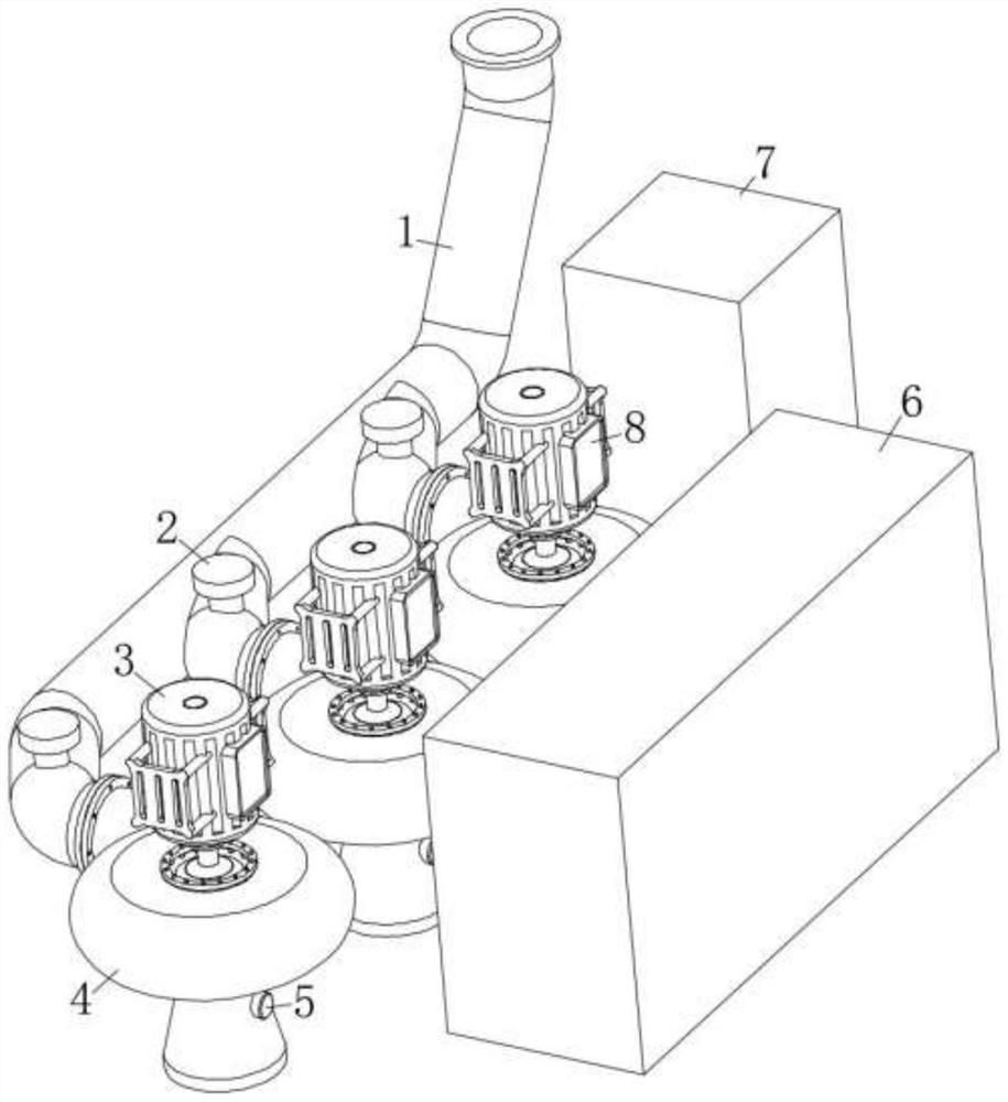 Variable-speed constant-frequency power generation system of hydroelectric generating set and control method