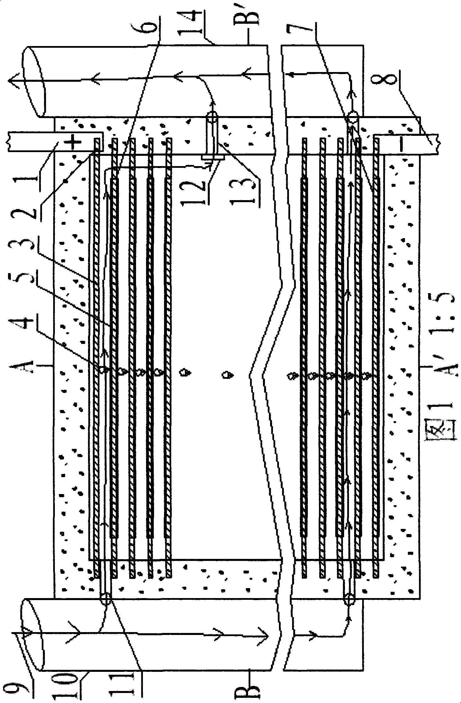 Non copper pipe lead electrolytic refining energy-saving high-efficiency environment protection novel technique