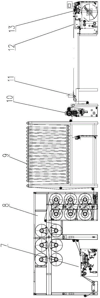 Continuous cold-rolling and steaming dyeing process and equipment of active dyestuff