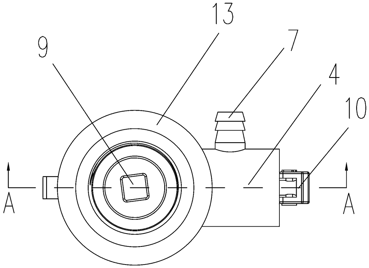 Safe pressure relieving and anti-creeping device for water heater