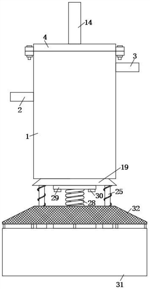 Sewage filtering and recycling device convenient to use