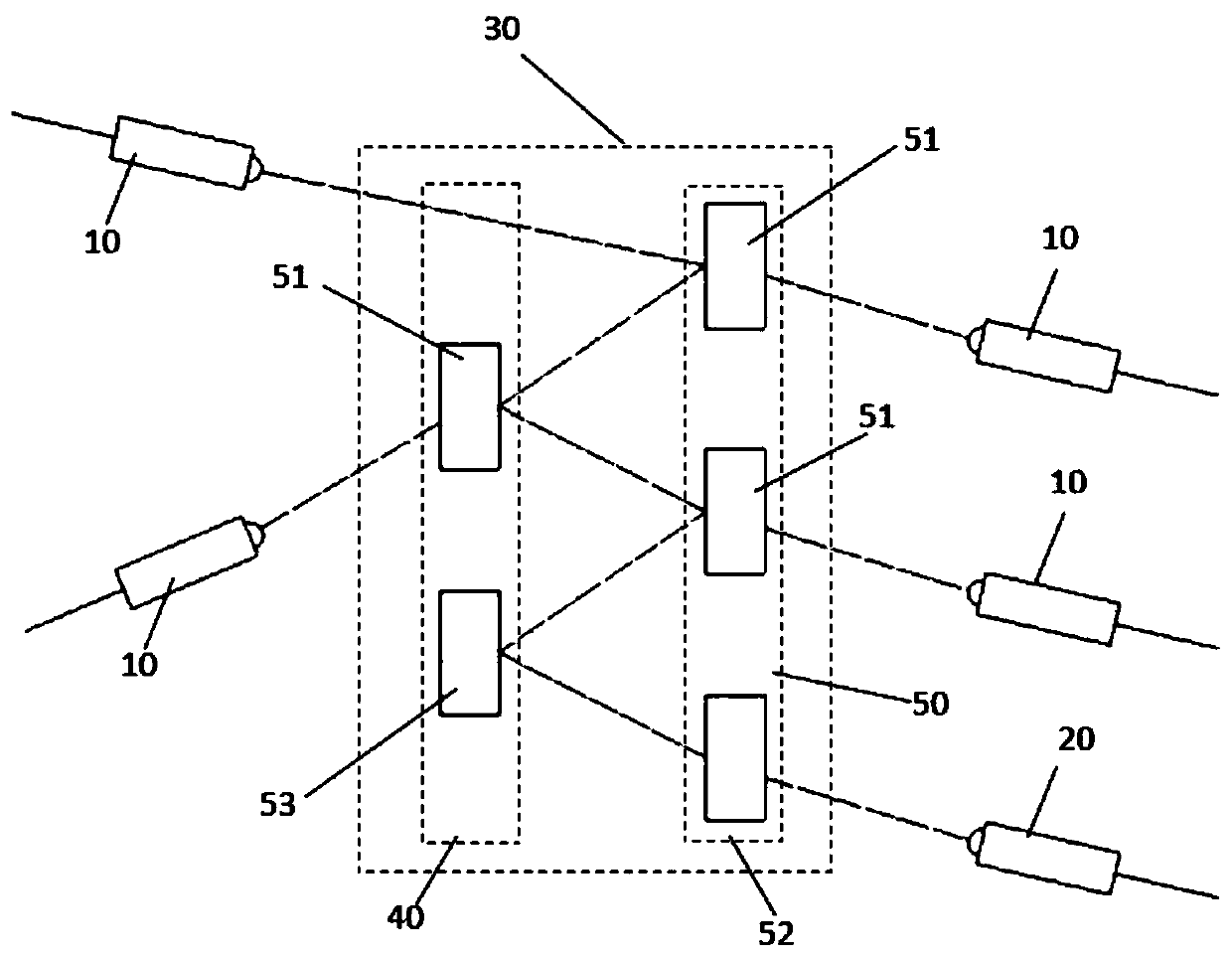 Multichannel wavelength division multiplexer