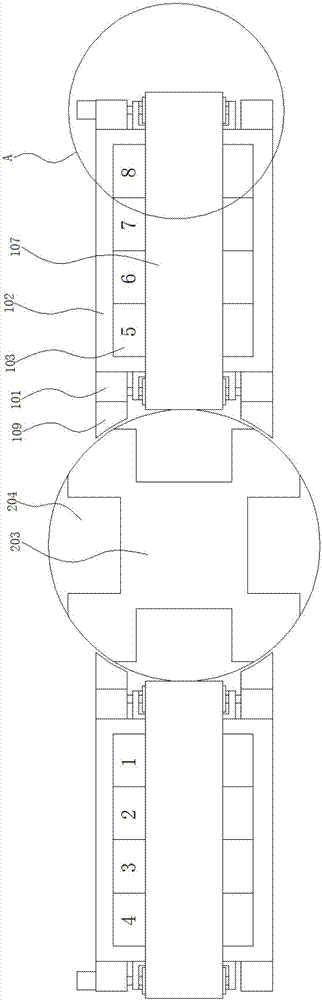 Giant wheel type lifting vehicle carrying device