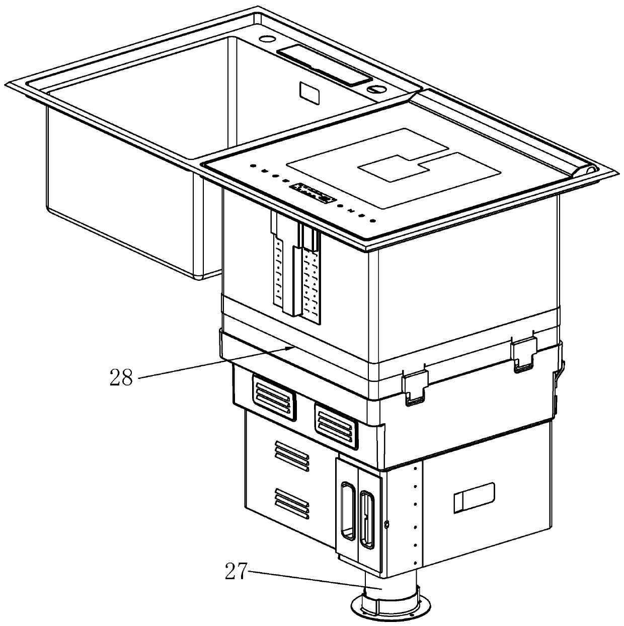 Smart sink dishwasher