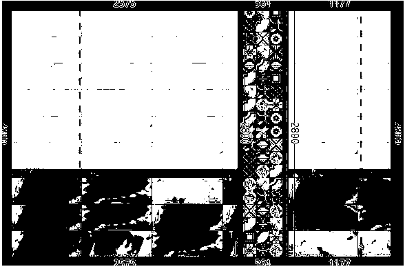 Automatic design system and method for toilet with hard decoration