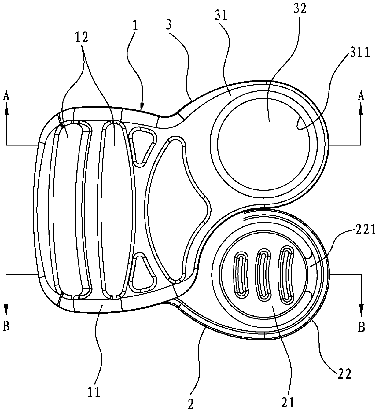 Buckle tool, double-buckling buckle tool and combined buckle tool