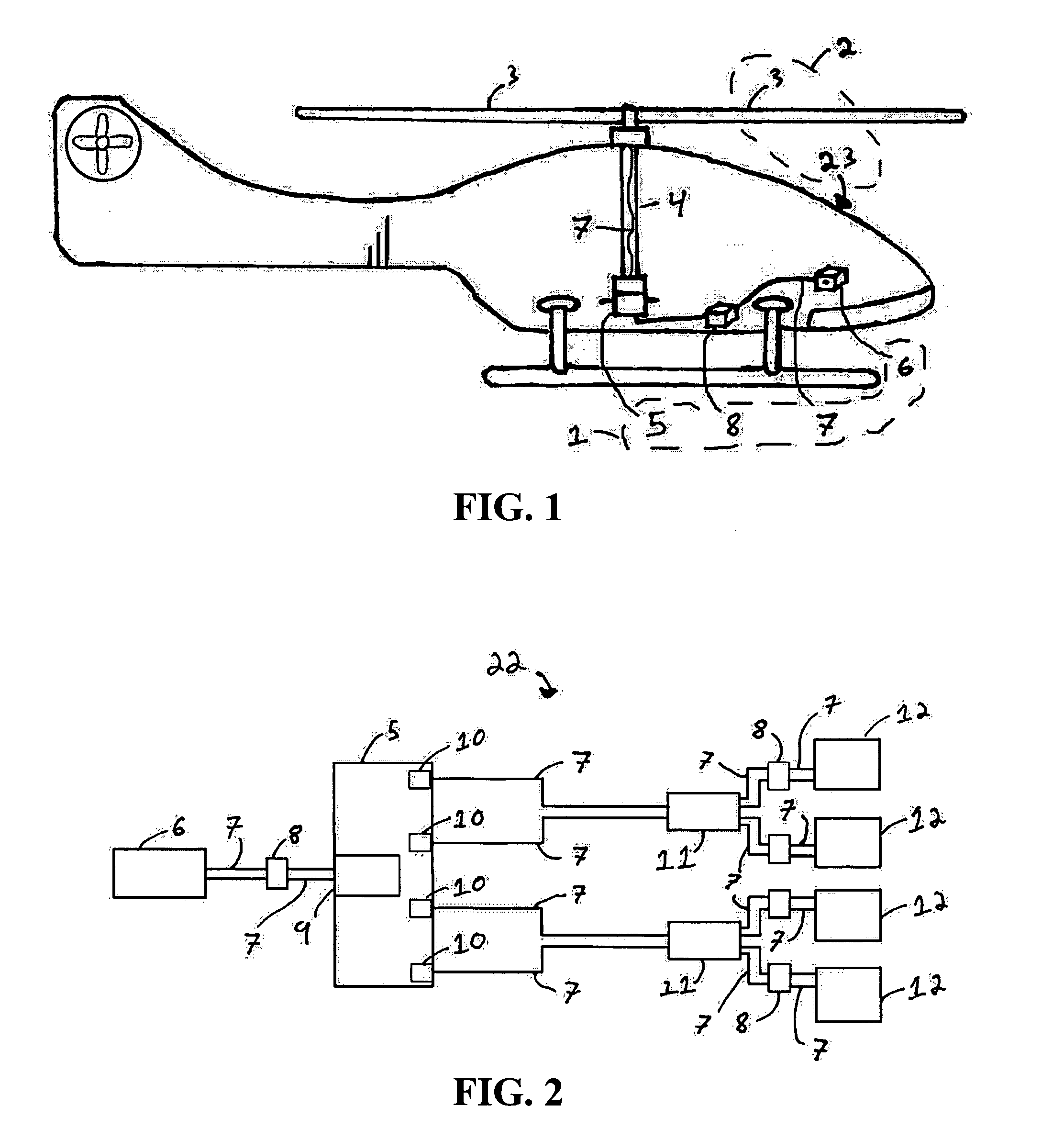 Helicopter blade emergency detachment system