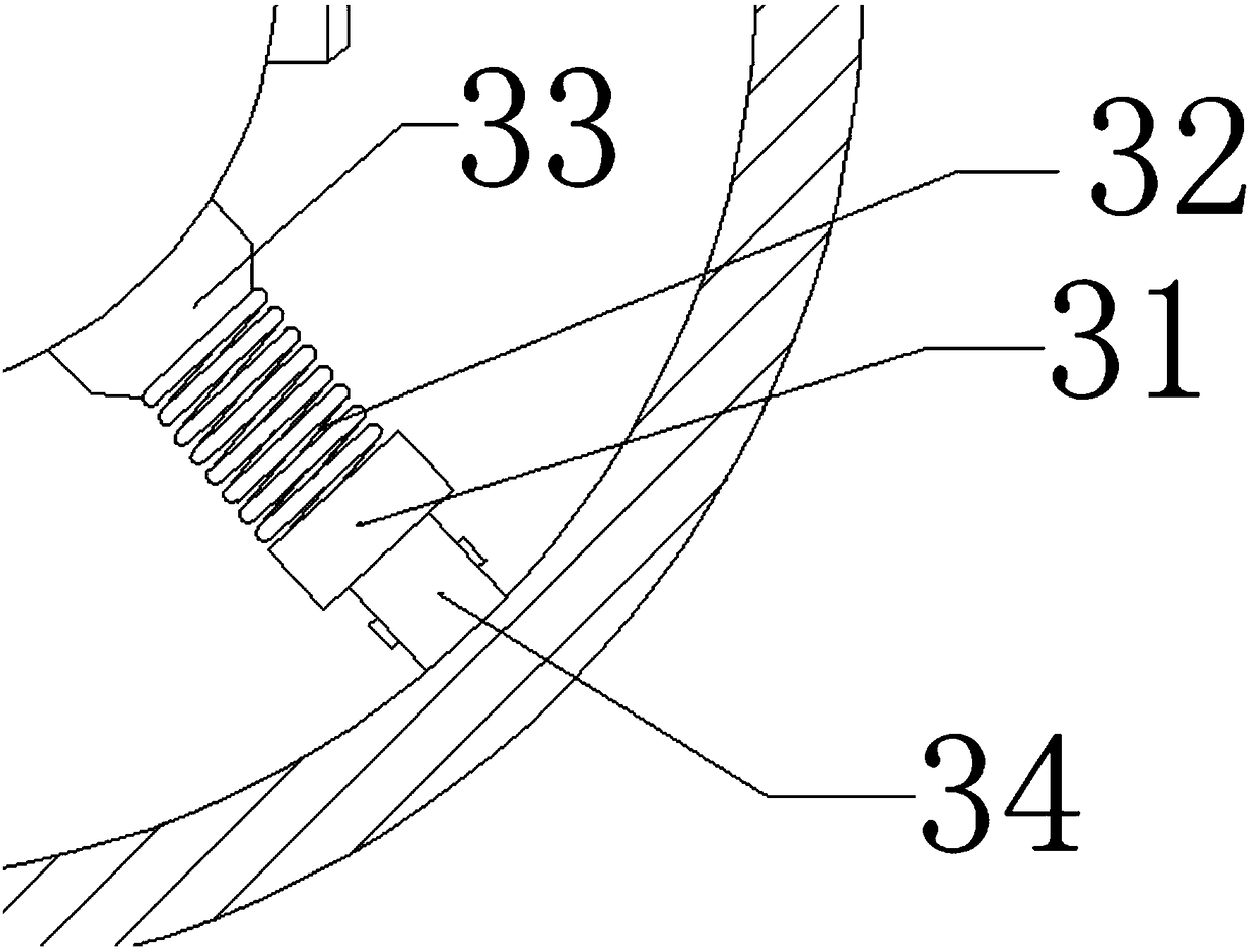 Pipeline oil stain cleaning device