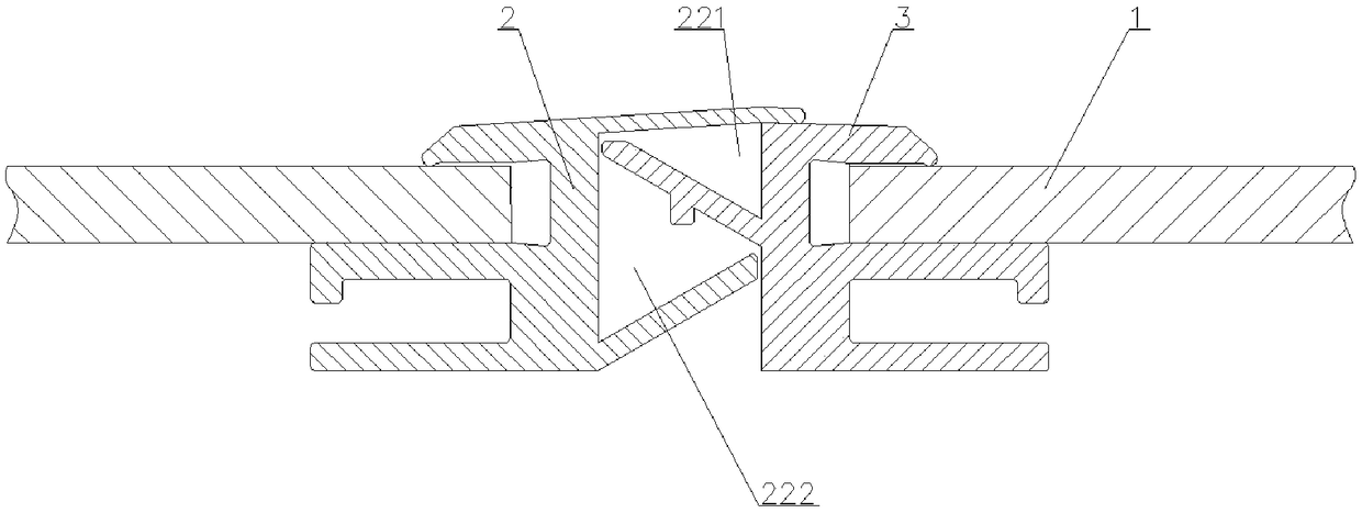 Connecting clamping buckle used for photovoltaic assembly frame