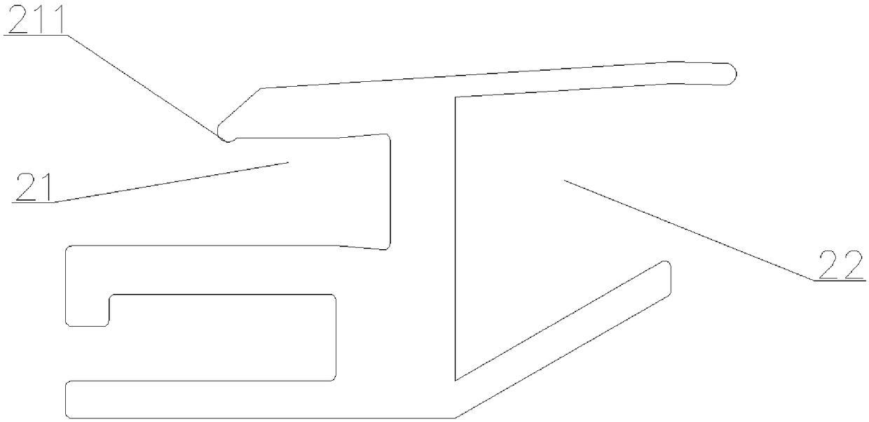 Connecting clamping buckle used for photovoltaic assembly frame