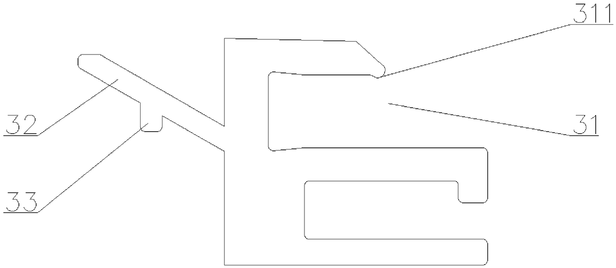 Connecting clamping buckle used for photovoltaic assembly frame