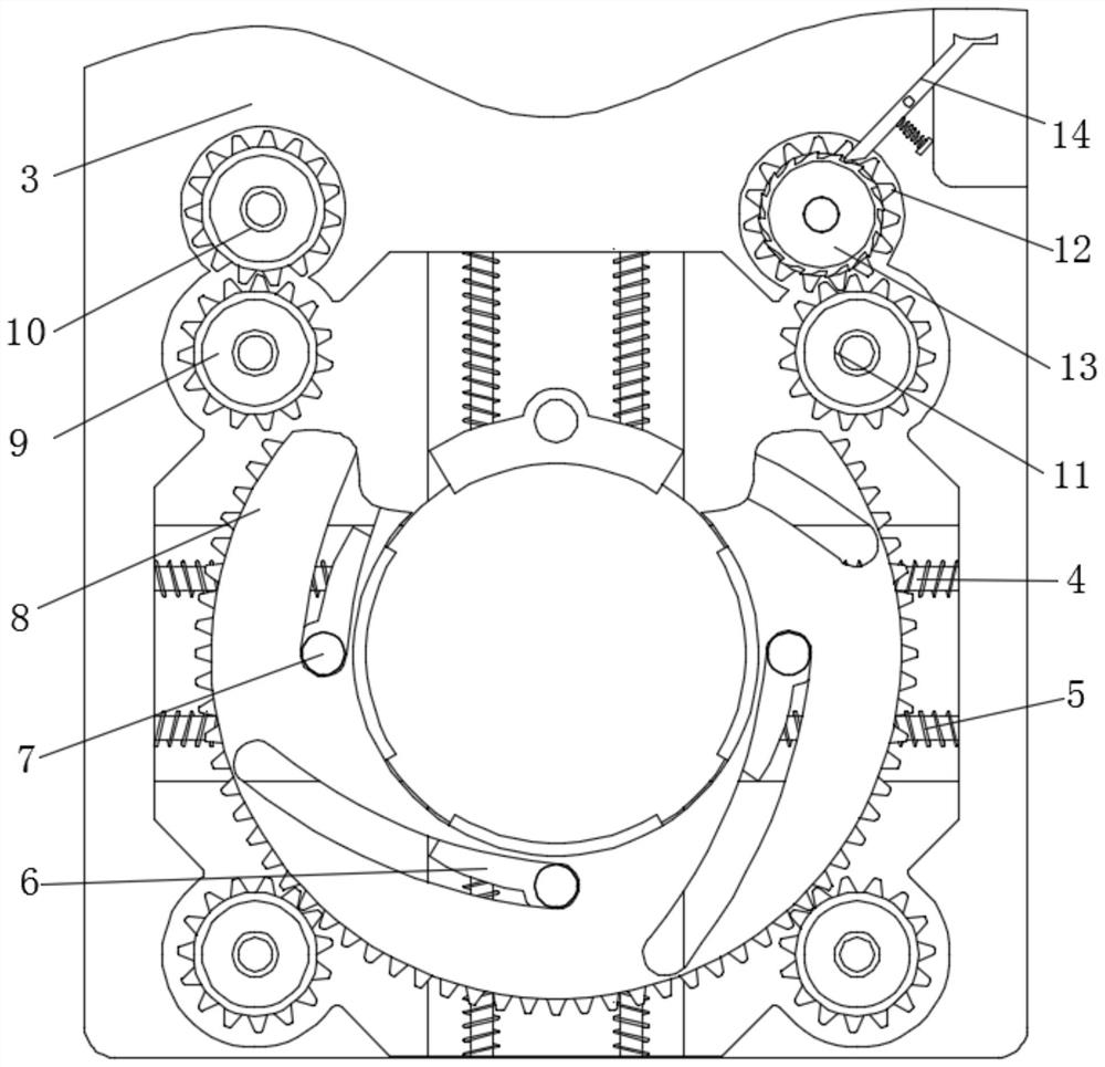 Energy-saving and environment-friendly high-voltage wire automatic rapid feeding and arranging structure