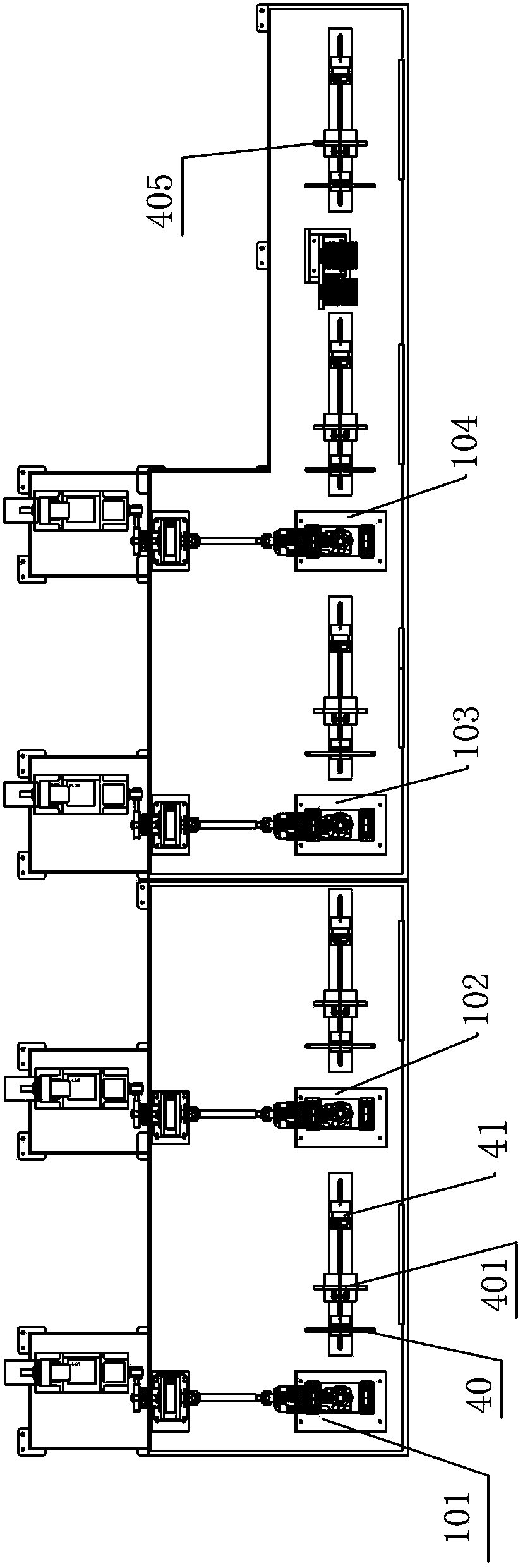 Wire harness rolling production line