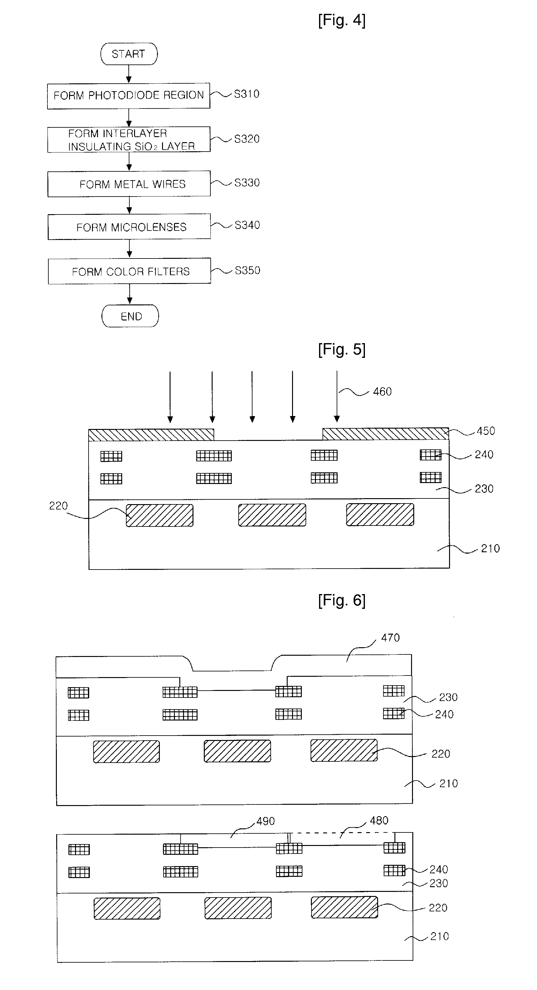 Image Sensor with Color Filters and Method of Manufacturing the Same