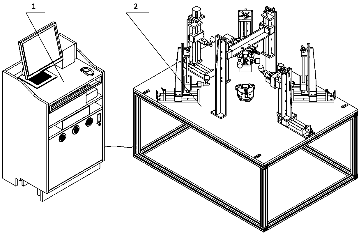 Piston detection platform and method based on image acquisition