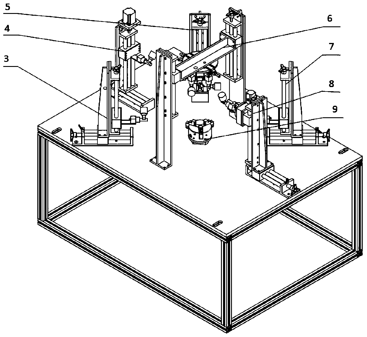 Piston detection platform and method based on image acquisition