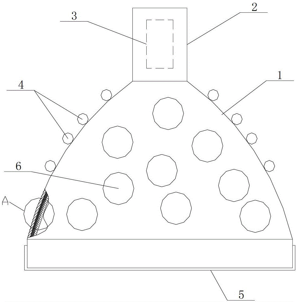 Novel plastic lampshade