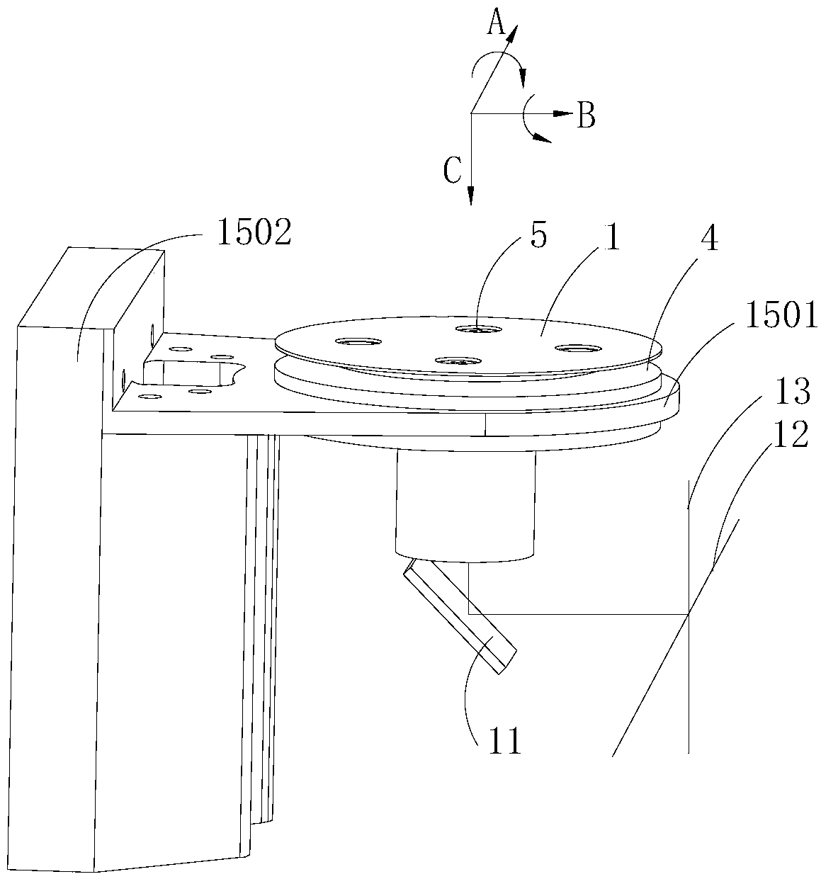 Laser radar transmitting system