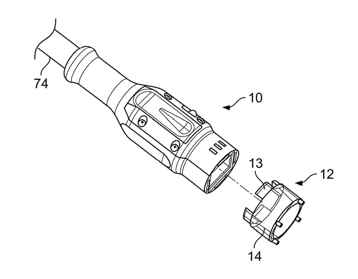 Device for trageted treatement of dermastosis