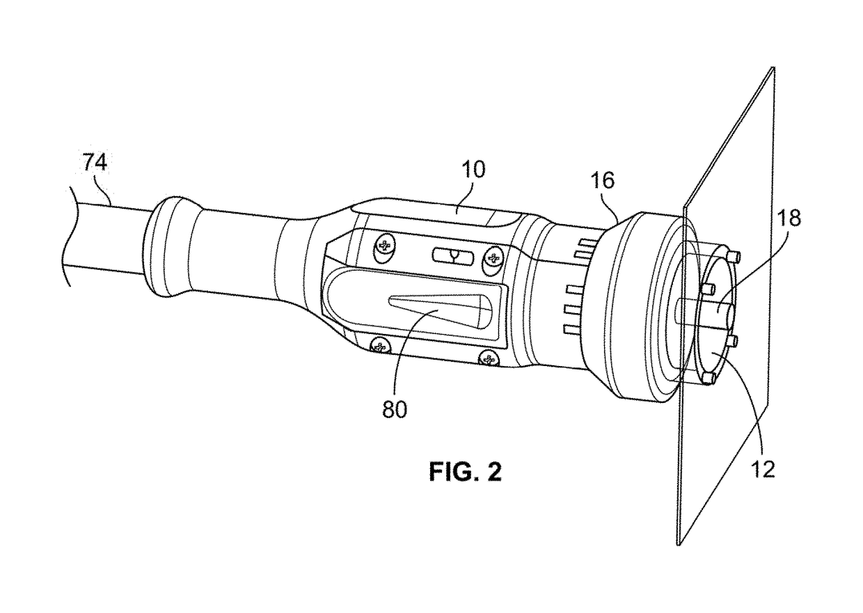 Device for trageted treatement of dermastosis