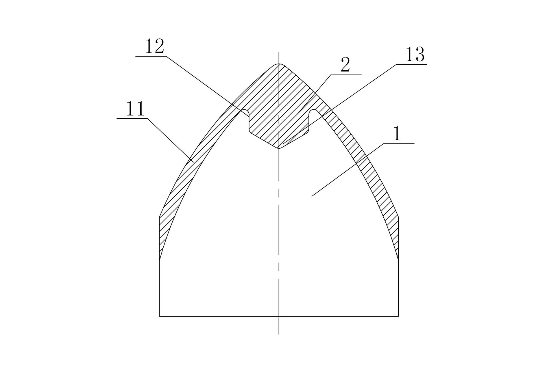 Diamond composite teeth