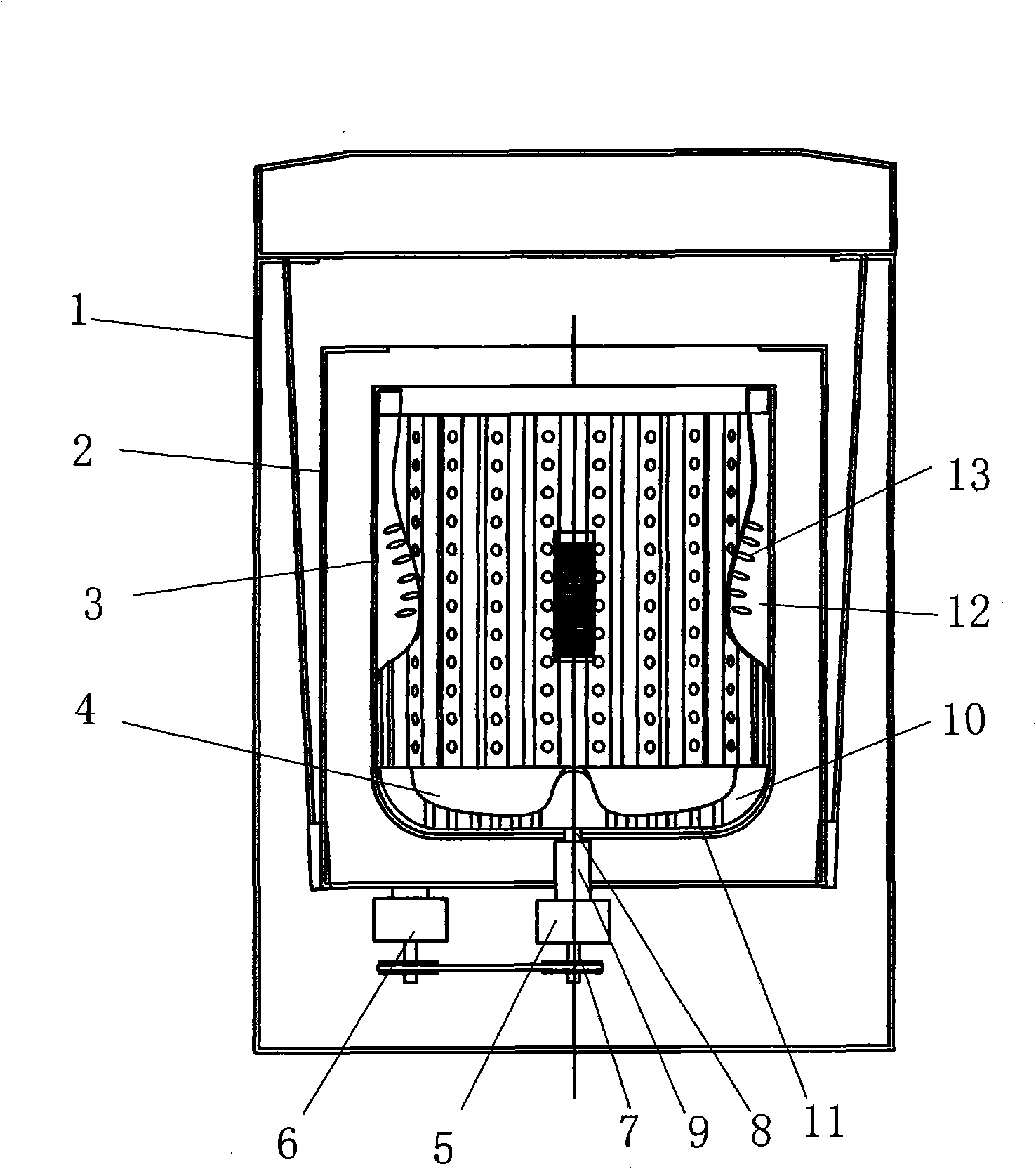 Surfing wwashing machine and surfing washing method