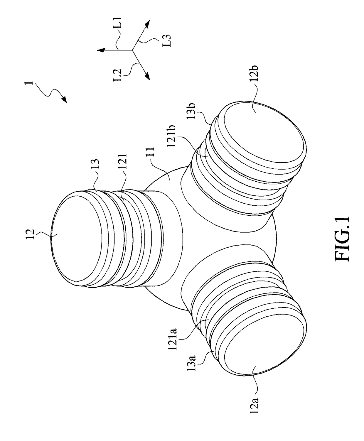 Multi-way pipe connector for tubular frame