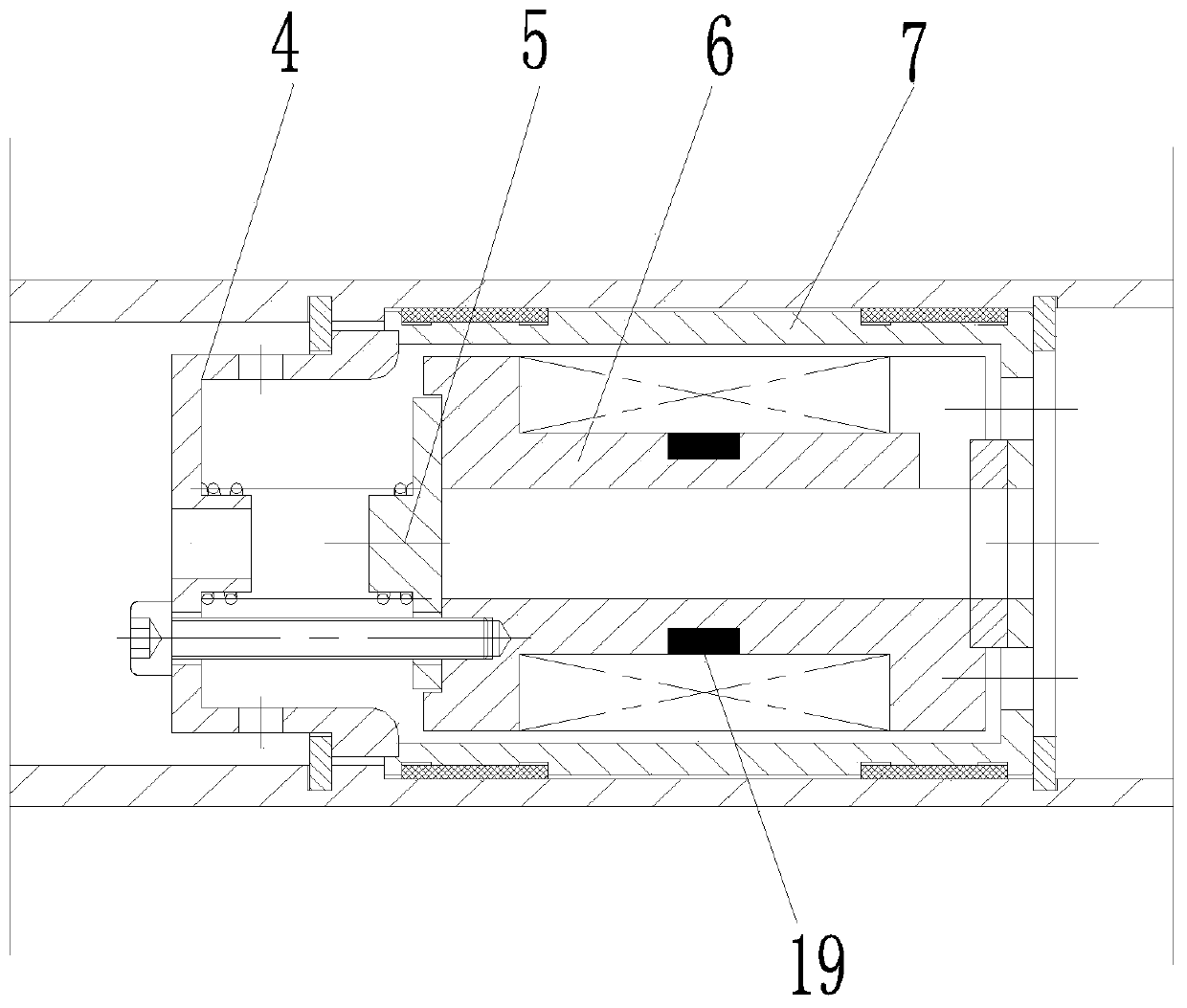 Separated double-cylinder magnetorheological damper