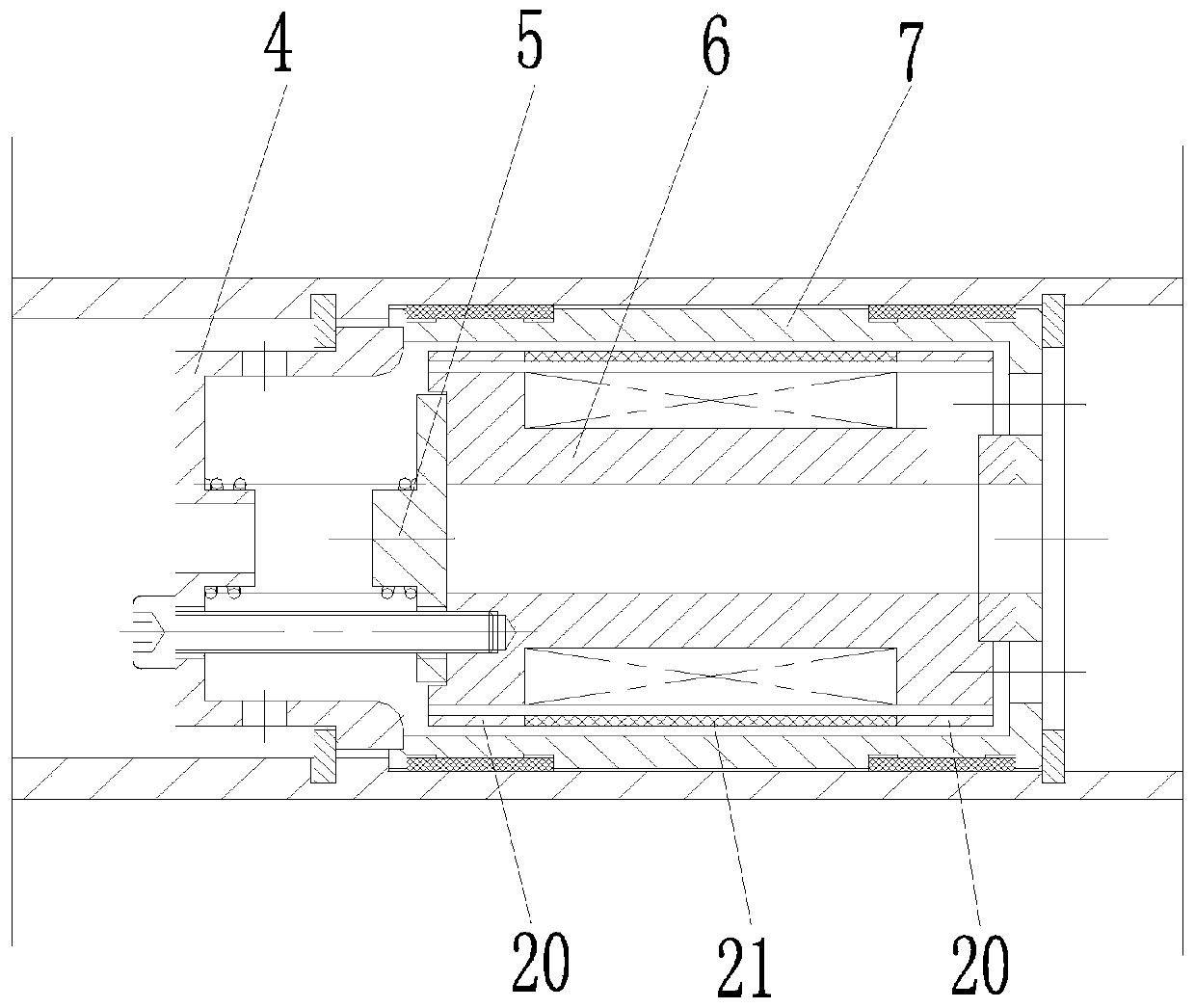 Separated double-cylinder magnetorheological damper