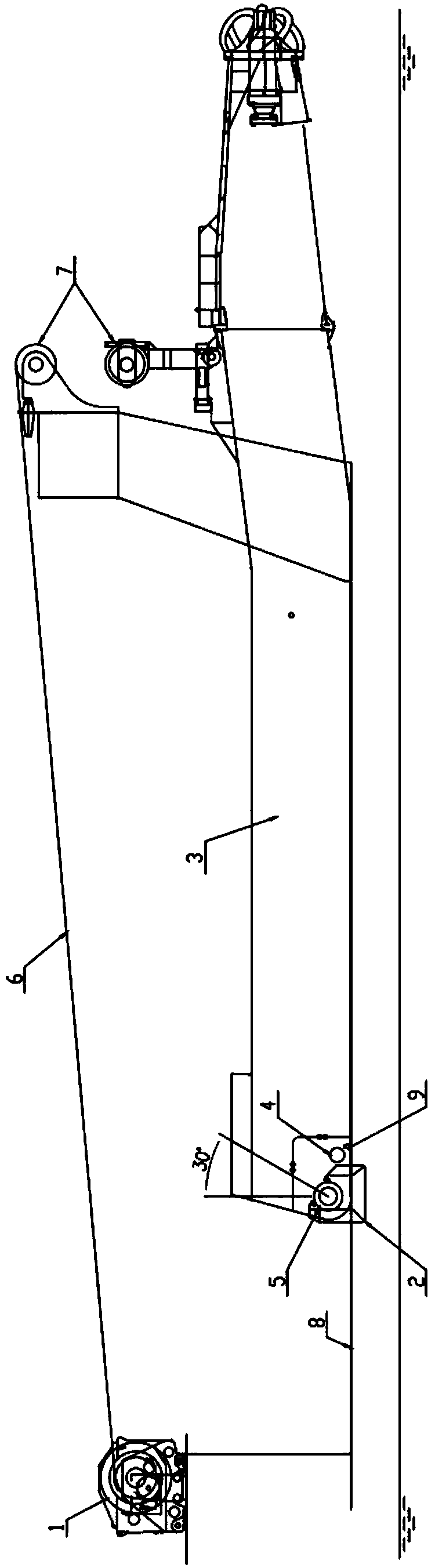 Method for maintaining bearings of crane span structures of cutter suction dredgers