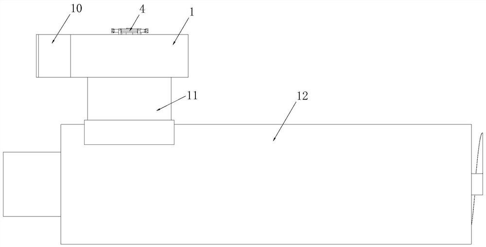 Rainwater backflow prevention device with automatic alarm and pipeline blockage prevention functions