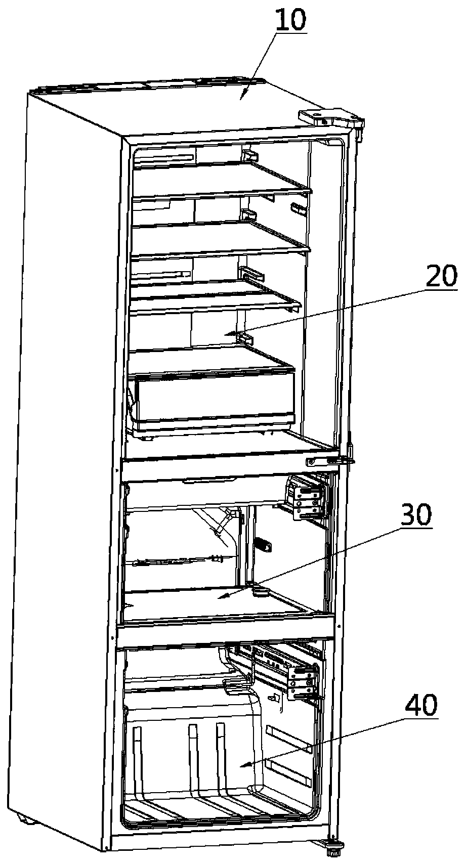 Refrigerator with ice maker