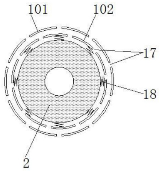 A vehicle exhaust emission pretreatment device capable of purifying flue gas