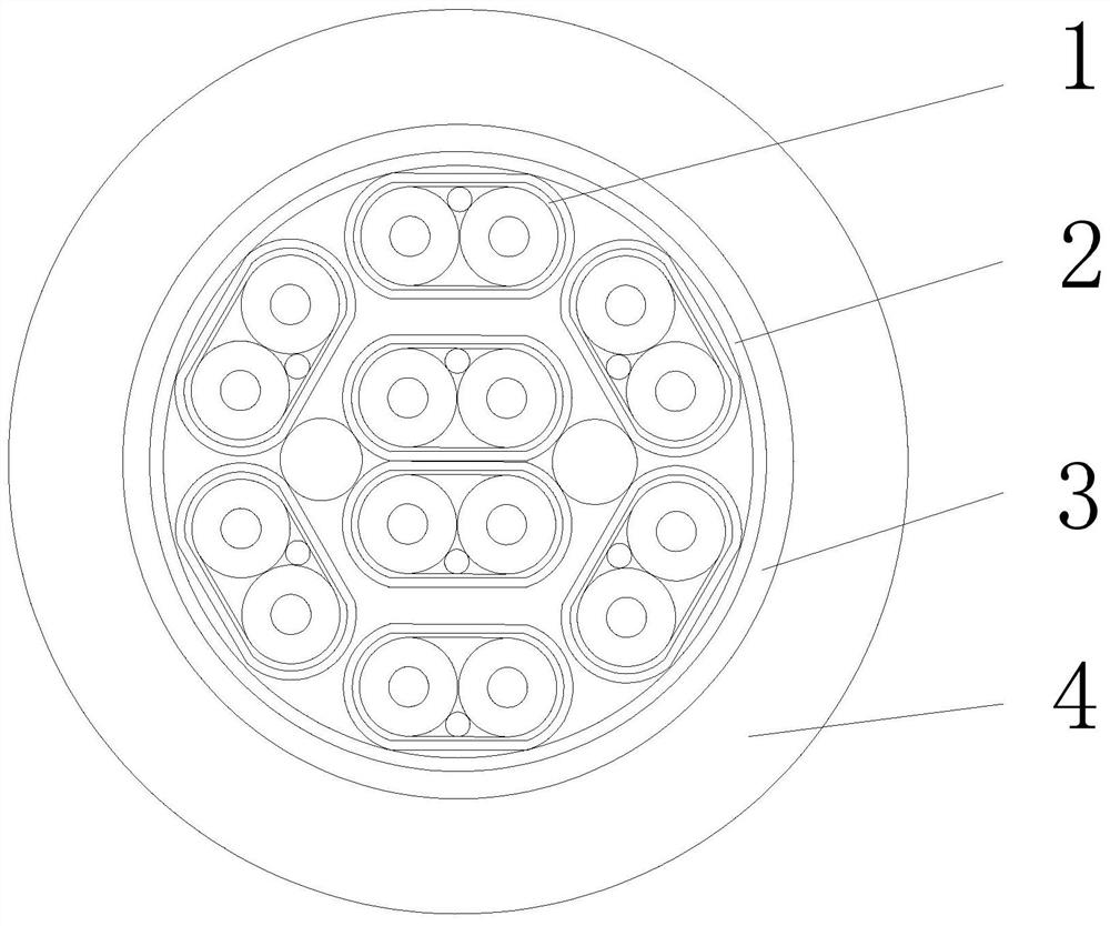 Parallel pair cable with continuous characteristic impedance