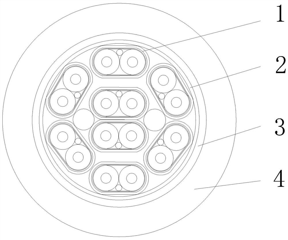 Parallel pair cable with continuous characteristic impedance