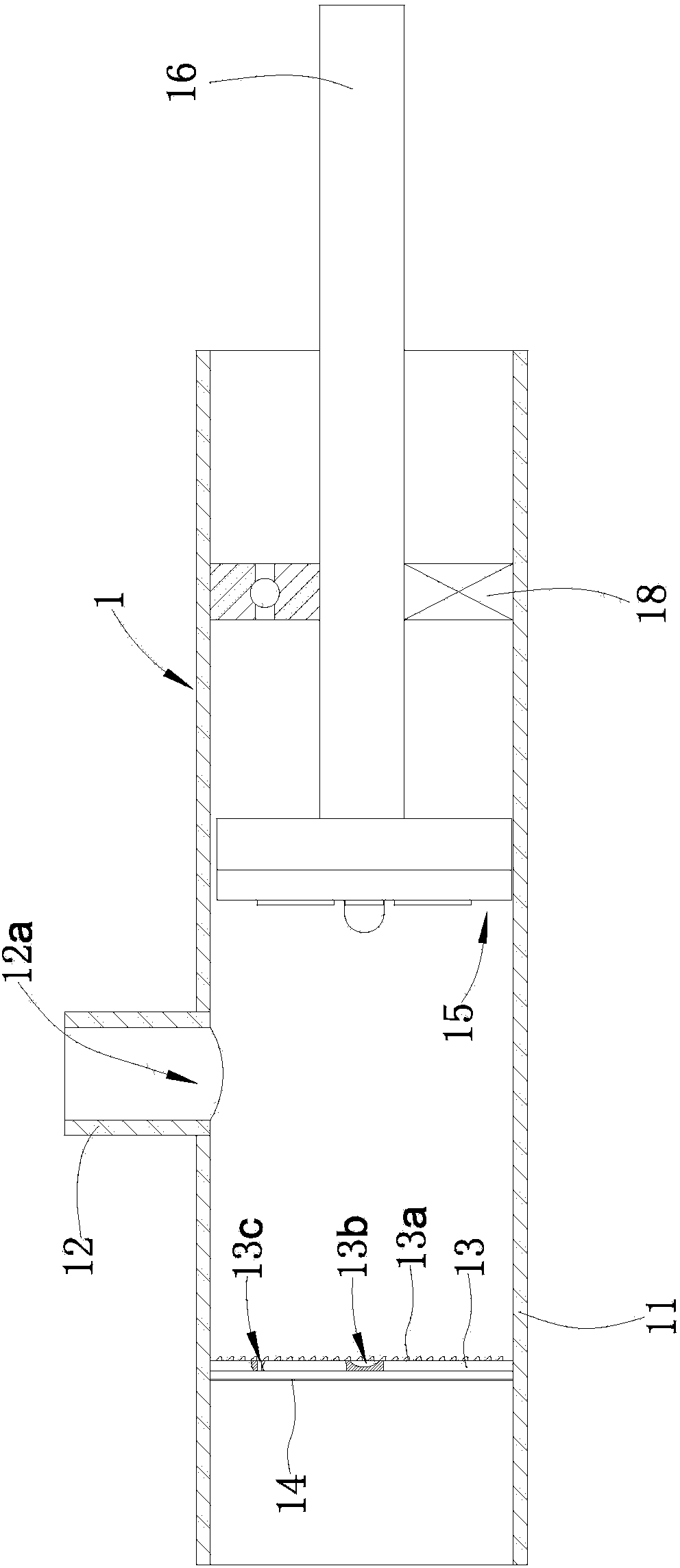 Grinding filter component and bone slurry machine