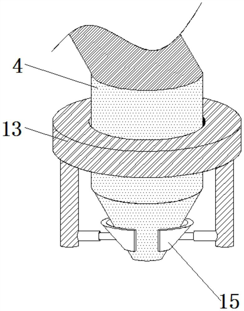 Adhesive dispensing device for production of masks worn by medical staff