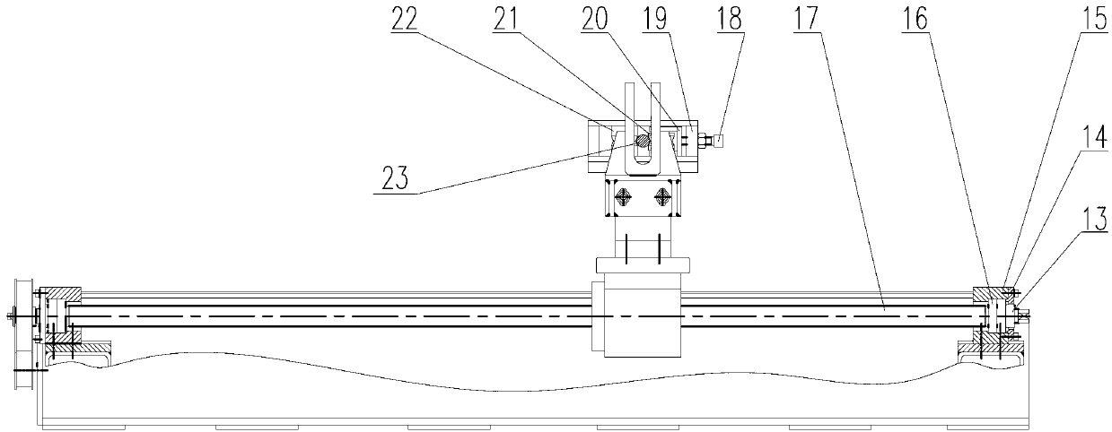 Numerical-control rope moving mechanism