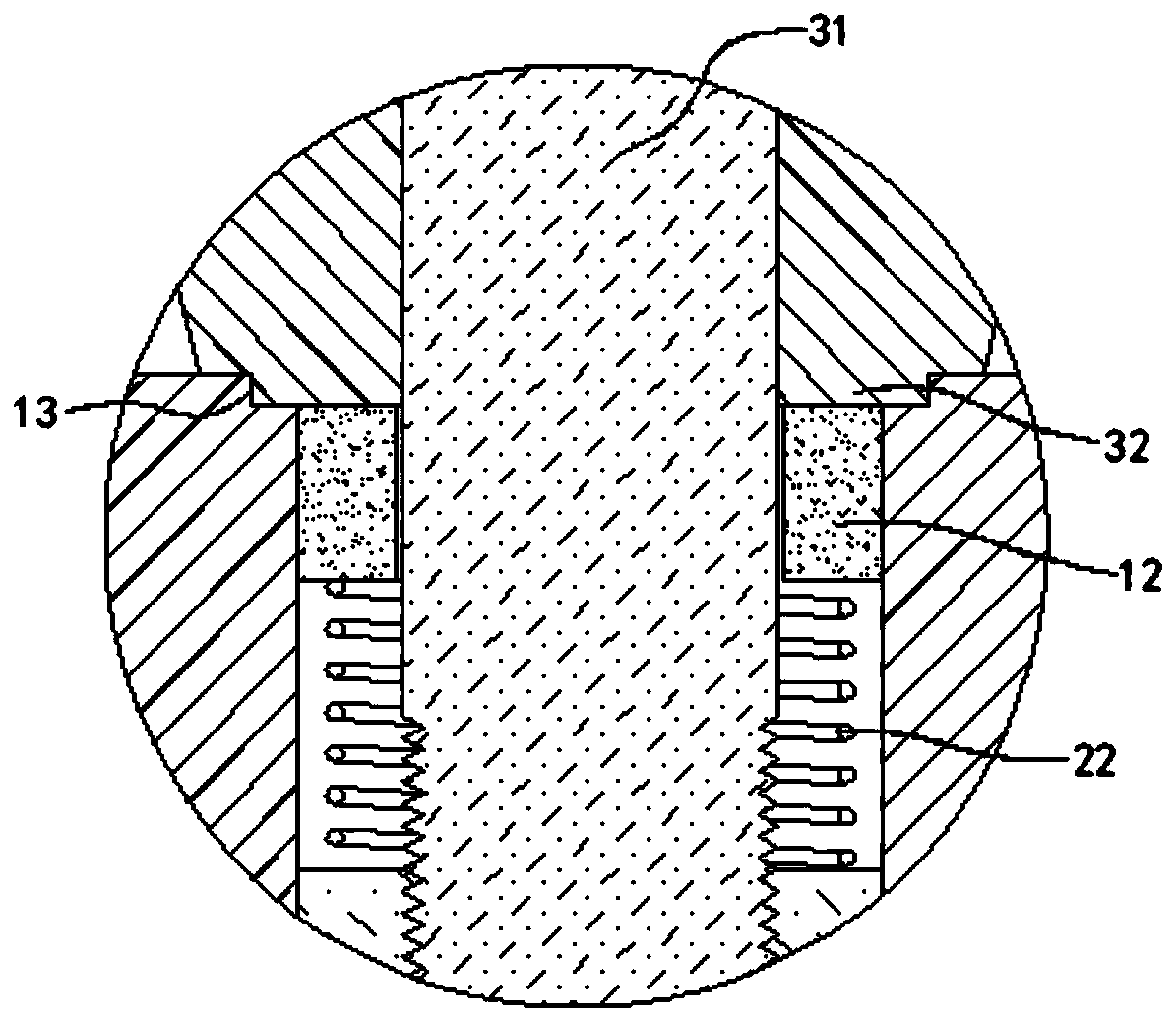 Dental implant structure, assembly method thereof and dental implant system