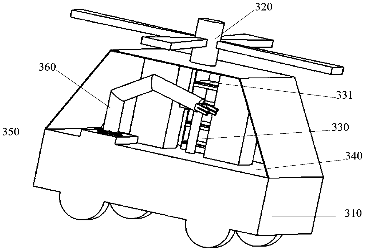 Unmanned distribution vehicle, article distribution method and article distribution system