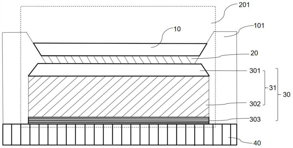 OLED light-emitting device, display device and preparation method of OLED light-emitting device